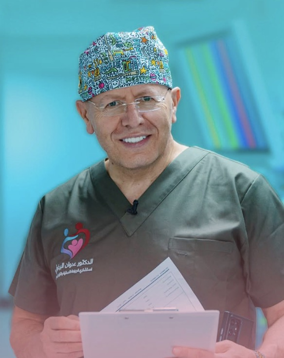 Dr. Edwan Barghouthi smiling at AlHiba IVF Center